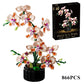 Creative Orchid Cymbidium Eternal Flowers Potted Plant Building Blocks Simulation Phalaenopsis DIY Bricks Toys Valentine's Gift