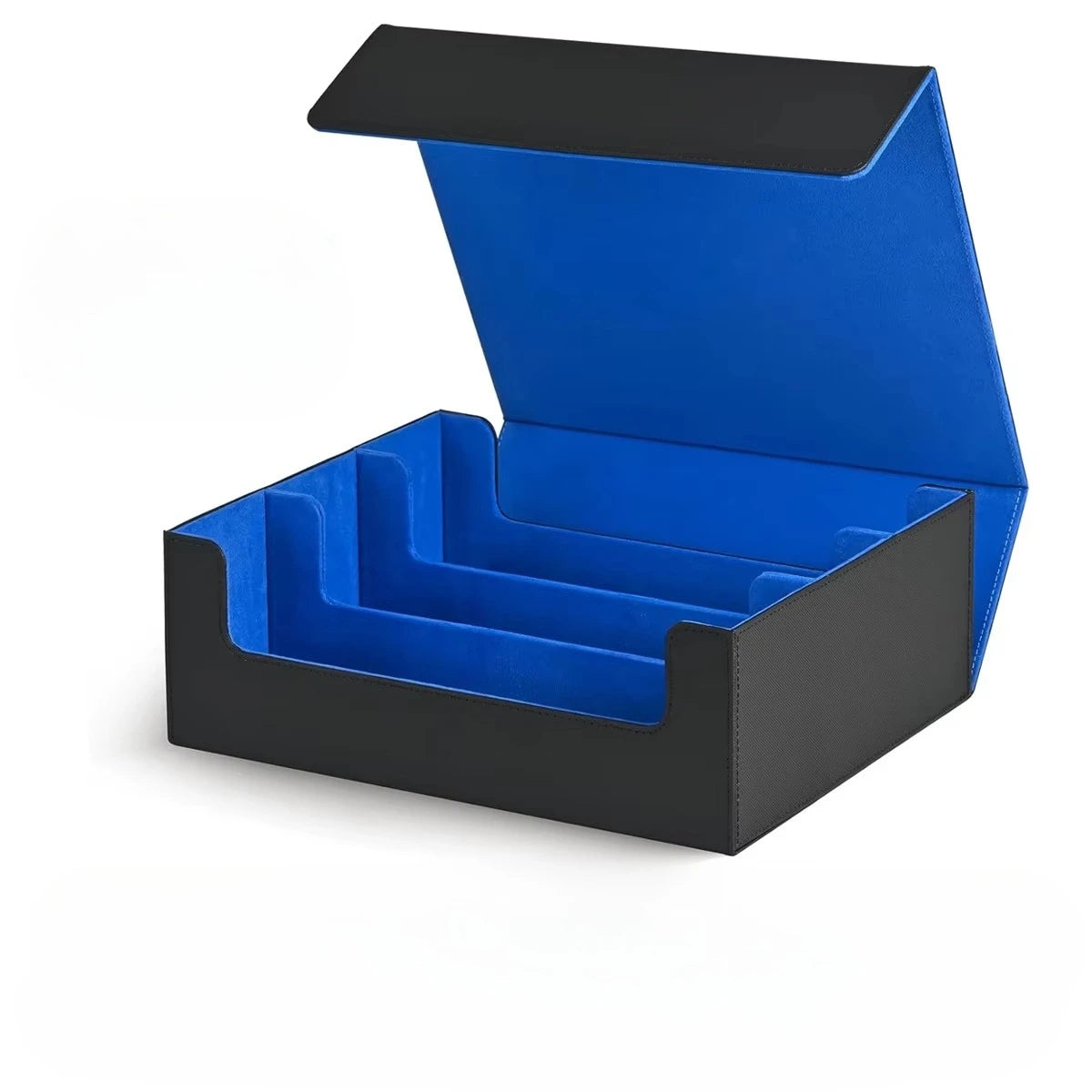 Kabinka Card Box Deck Box for MTG, Trading Card Storage Boxes for 1800+ Cards, Leather Deck Case, Deck Box for TCG Magic the Gathering Cards - Black