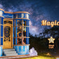 Rolife DIY Miniature House Kit Magic Astronomy Shop Dollhouse Model Building Kit Wooden 3D Puzzle Toys with LED for Home Decor