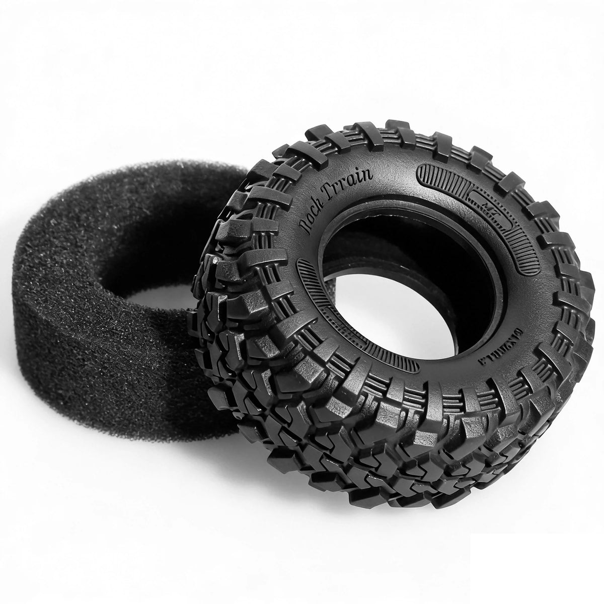 RED SPIDER 4Pcs 64mm 1.3 Inch RC Crawler Soft Rubber Tires Off Road Tyres for 1/18 1/24 RC Crawler Axial SCX24 FMS FCX24 RC Model Car Upgrade Spare Parts