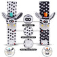 4PCS/SET Baby Rattle Toys Cute Stuffed Animals Wrist Rattle Foot Finder Socks 0~12 Months For Infant Boy Girl Newborn Gift
