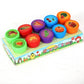 10pcs Assorted Stamps for Self-ink Stamps Toy Stamps Smiley Face Seal Scrapbooking DIY Painting Photo Album Decoration