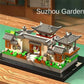 Suzhou Garden puzzle micro particle assembly type building block ethnic style building block toy