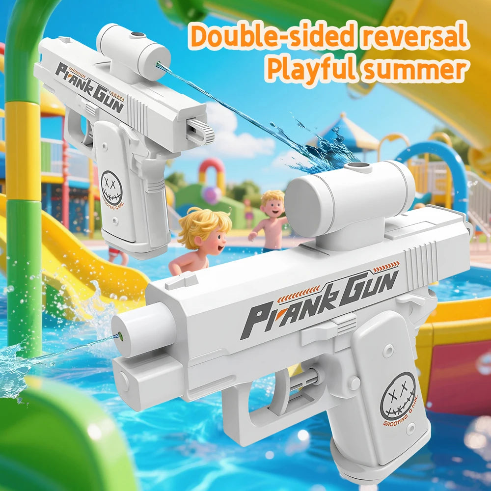 Summer Two-Way Water Gun Prank Water Gun Toy Stress Relief Small Pistol Fun Game Outdoor Adult Child Interaction Shoot Gift