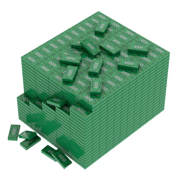 2/50/200PCS Millionaire Money Dollar USD MOC Building Blocks Toys Kids Collection Souvenir Gift Pretend Play Decoration Boy Gift
