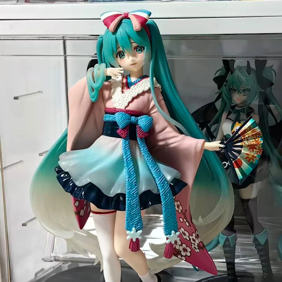 Hatsune Miku Anime Figurine - Cute Action PVC Toy Desktop Collection Gift - Standing & Sitting Posture Series