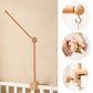 Baby Crib Mobile Rattle Toy For 0-12 Months Cartoon Felt Forest Animal Bed Bell Hanging Wooden Bracket Mobile Newbaby Rattle Toy