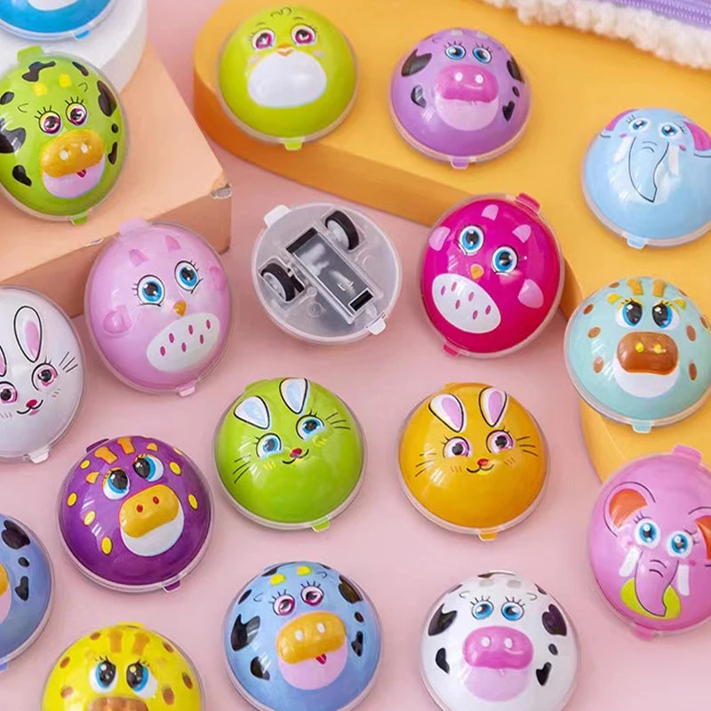 10PCS 4cm Mini Pull Back Animal Car Play Toy Christmas Wedding Gifts Guests Toys Birthday Party Favor