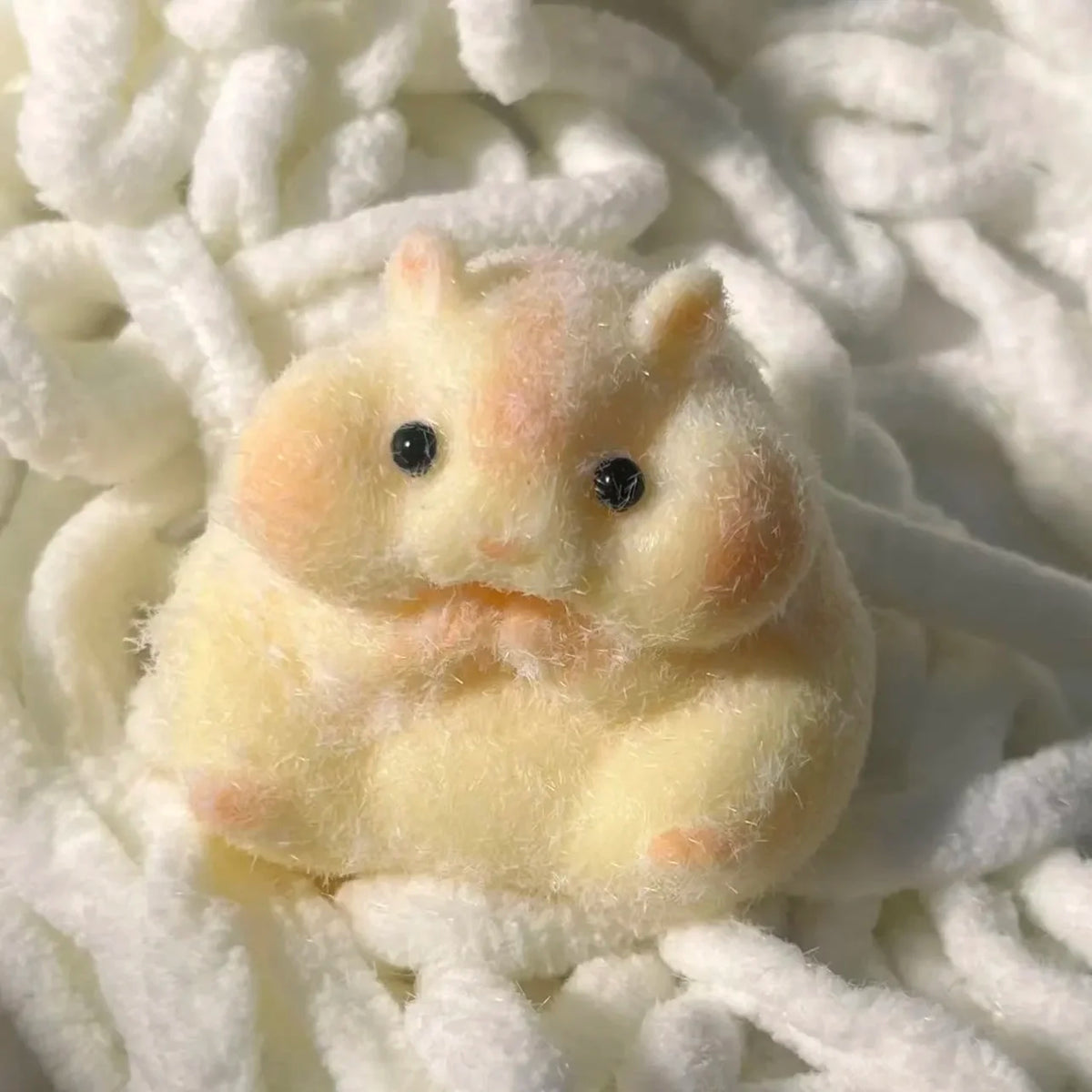 Hamster Taba Squishy Silicone Fuzzy Cute Hamster Animal Squishy Toy Mochi Toy Tabby Anti Stress Release Hand Relax Gift