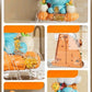 Baby children's water toys, suction cups, turning around, baby elephant water wheel, bathroom shower, male and female baby bath