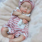 13 Inch Full Body Silicone Loulou Boy Or Girl Open Mouth Handmade Soft Touch Bebe Newborn Doll For Birthday Gifts