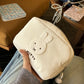 Anime Miffy Corduroy Cosmetic Bag Ins Portable Large-capacity Capacity Handbag Stationery Storage Bag Gift Toys for Girl