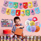 BT21 Party , Birthday Flag Raising and Balloon Decoration Set, Birthday Party and Holiday Supplies