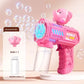 10 Holes Children Electric Bubble Gun Rocket Soap  Automatic Bubble Machine Bubbles Gun Kids Summer Outdoor Bubble Blowing Toys