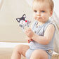 Cute Baby Rattle Toys Elephant Plush Infant Cartoon Bed Toys for Newborn 0-24 Months Educational Toy Bear Hand Ring Bell Teether