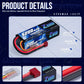 1/2pcs Zeee 3S 5200mAh Lipo Battery 11.1V 80C with T/XT60/EC3/5 Plug Hardcase for RC Car Buggy Truck FPV Drone RC Model Parts
