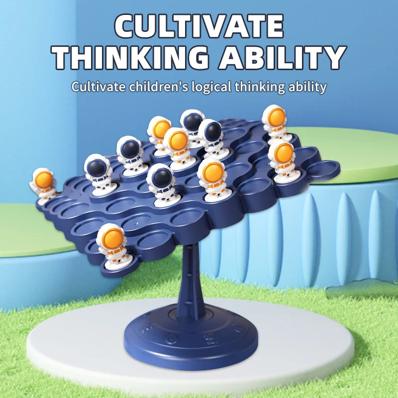 Puzzle Astronaut Balance Tree Astronaut Toy Parent-child Lnteractive Children's Mindfulness Thinking Training Board Game