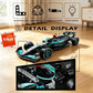 KAVOWORLD 1764PCS 1:8 Scale Supper Speed Race Car Building Blocks Large City Sport Vehicle Toy with Front Wheel Linkage Steering Simulated Cockpit STEM DIY Vehicle Model for Desktop Decor Anniversary Black Friday Gift Brick H