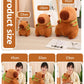 Cute Capybara Plush Toy Stuffed Animals Capibara with Turtle Backpack Kapibala Soft Doll Toys Birthday Christmas Gift