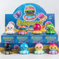 12pcs/Set Simulation Food Squishy Hamburger Fries Capybara Axolotl Squeeze Toy Stress Relief Decompression Toys