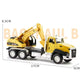 Kid Alloy Truck 1:50 Model Engineering Vehicle Excavator Bulldozer Head Dumper Truck Crane Tanker Toys Boy Children's Gifts