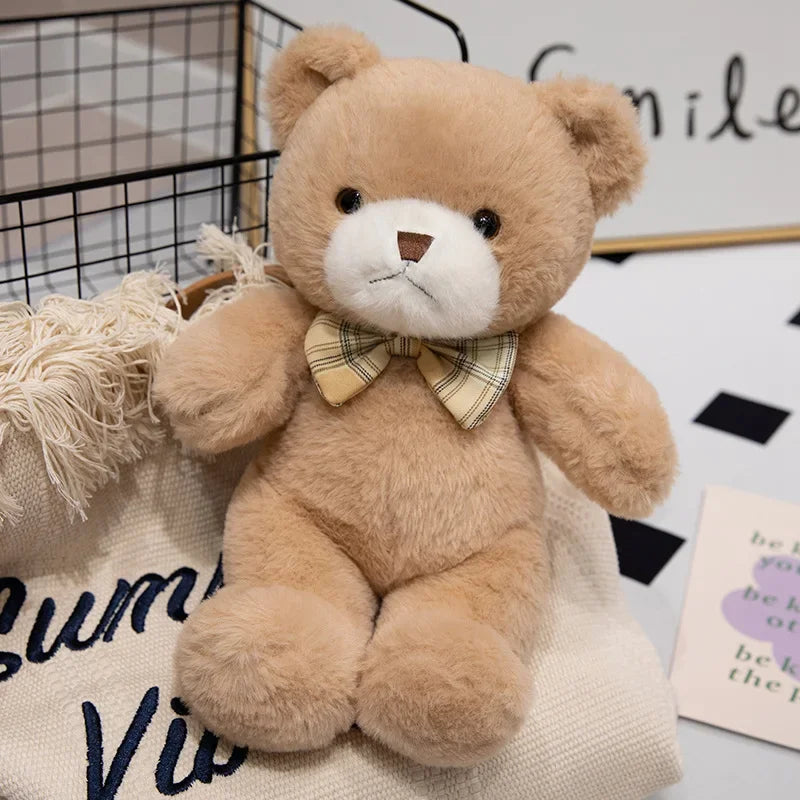 Cute Teddy Bears Stuffed Plush Toys Bear Animal Plushies Dolls Soft Bear Valentine's Day Gifts Kids Birthday Home Decor Party