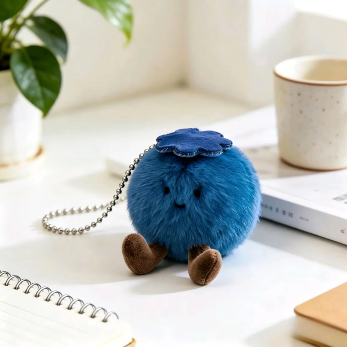 Blueberry Luck] Preventing Mold Luck Blueberry Plush Doll Doll Ornament Bag Pendant Keychain Pendant