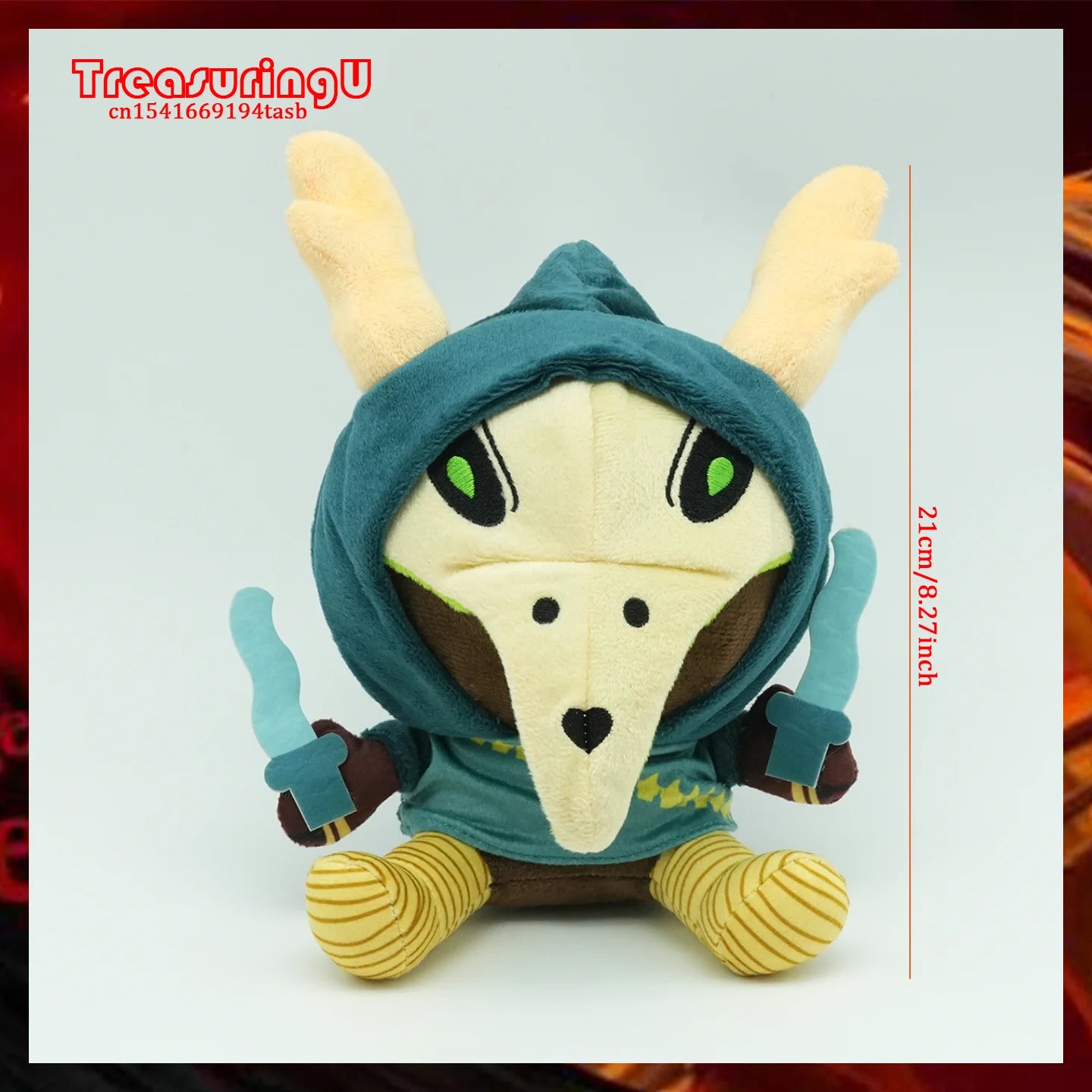 TreasuringU Slay The Spire Plush Toys Funny Silent Hunters Stuffed Doll Soft Game Character Plushies Home Decor Birthday Gifts