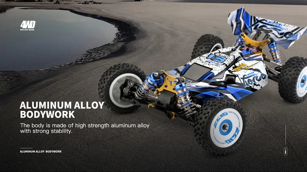 WLtoys 124017 RC Car 75KM/H 2.4G Brushless Remote Control Vehicle 4WD Electric High Speed Racing Drift Truck Toys