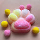 New Cat Paw Mochi Taba Squishy Fidget Toy Cute Cat Paws Toys Slow Rebound Decompression Toy Super Soft Reduce Stress Toy Gifts ﻿