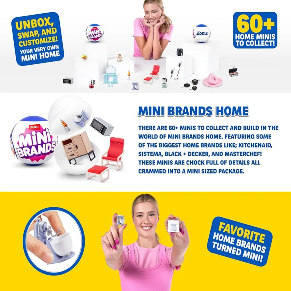 ZURU 5 Surprise Mini Brands Home There Are Over 60 Style Home Minis To Collect Mini Appliances Home Themed Collectibles