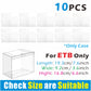 5/10PCS PET Elite Trainer Box Case Protectors Clear Display Case - 0.45mm Thick ETB Case Compatible with Elite Trainer Boxes