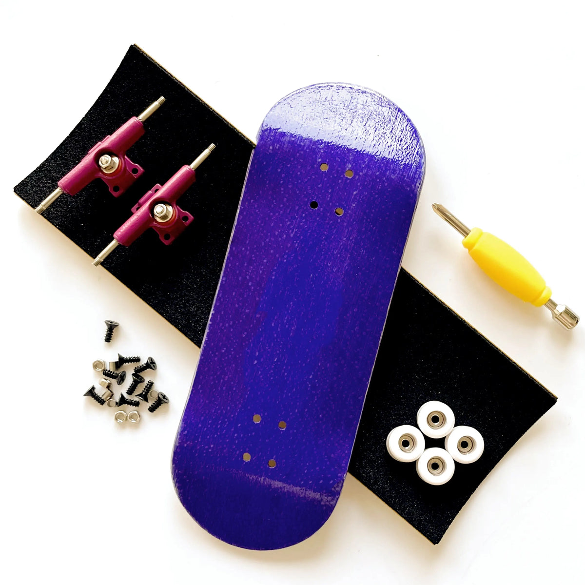 34mm Fingerboard Set with Double Axle Trucks Bearing Wheels