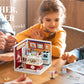 Rolife DIY Miniature House Kit Flavorful Ice Cream Super Creator Dollhouse 3D Puzzle Model Building Kit with LED for Desk Decor