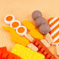 Baby Dress Up Kitchen Toys BBQ Set Kids Simulated BBQ Cookware Cooking Simulated Food Cosplay Educational Gift Toys