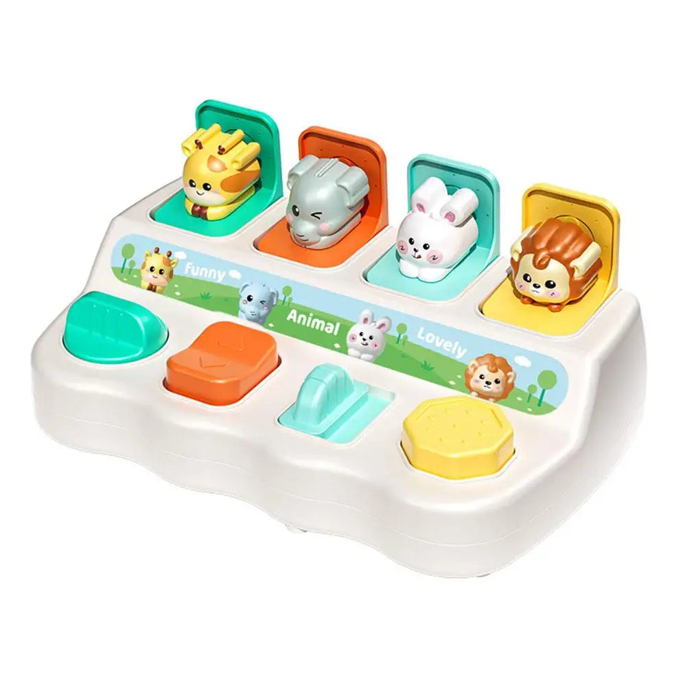 Montessori Pop up Animal Toys and Learning Boxes - Enhance Logic and Motor Skills, for Children's Birthday Gifts