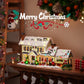 Christmas Holiday House Building Set Christmas Holiday Snow Village Blocks Toys with Clark's Car,Gifts for Boys, Girls(1484pcs)