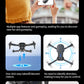 E88 Pro Foldable Drone Dual HD Camera Optical Flow Positioning 2.4G Signal 100M Remote Range One Key Takeoff Landing Return Outdoor Aerial Drone