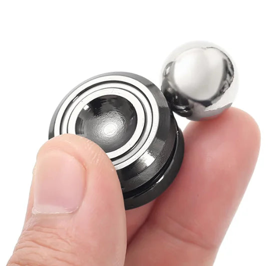 Desktop Stress Relief Fidget Toy Decompression Hypnosis Rotary Gyro Fingertip Toy Kinetic Round Spinner Leisure Gift