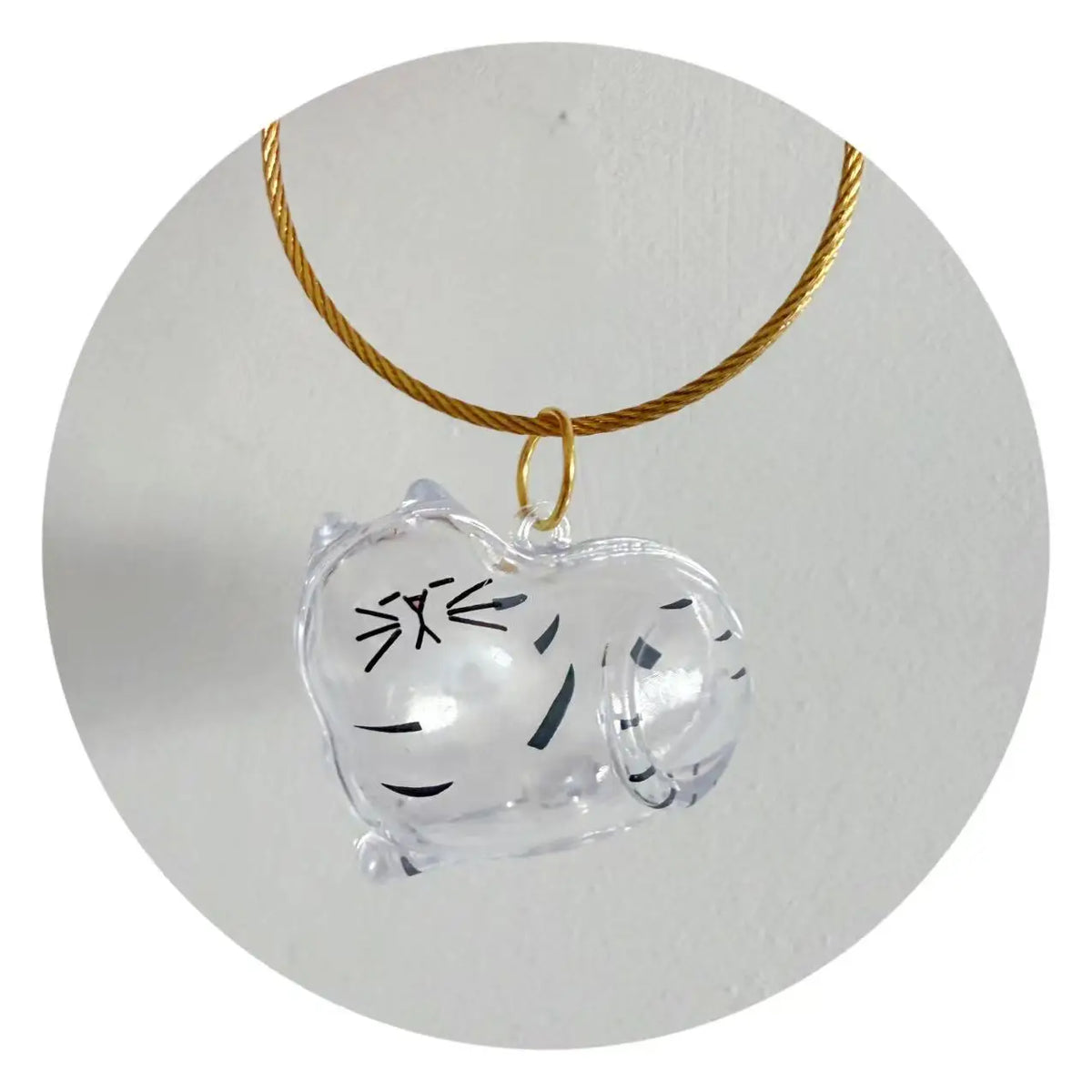 Adorable Cat Hair Storage Pendant Keychain Transparent Cat/Dog Hair Storage Container for Pet Lover DIY Pet Memorial Keychain