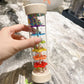 Baby Wooden Rain Sound Pipe Simulation Rain Sound Wooden Toy Gift Hourglass Fun Music Shaker Early Education Enlightenment Toy