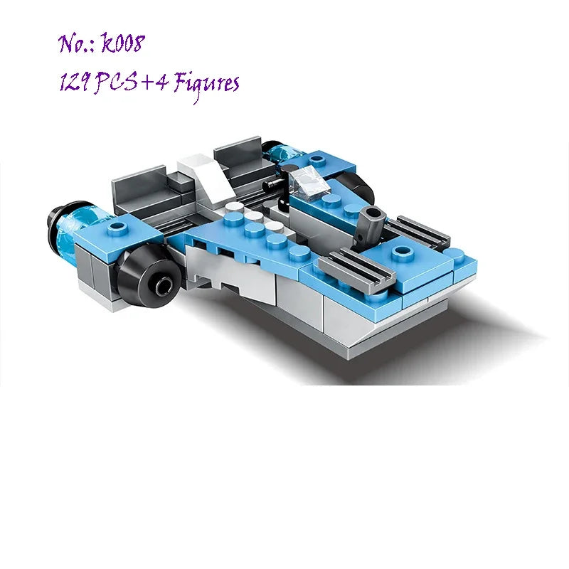 MOC X Fighter Building Blocks Kit Bricks Classic Creative Assembling Educational Kids Toys Boys For Children Gift