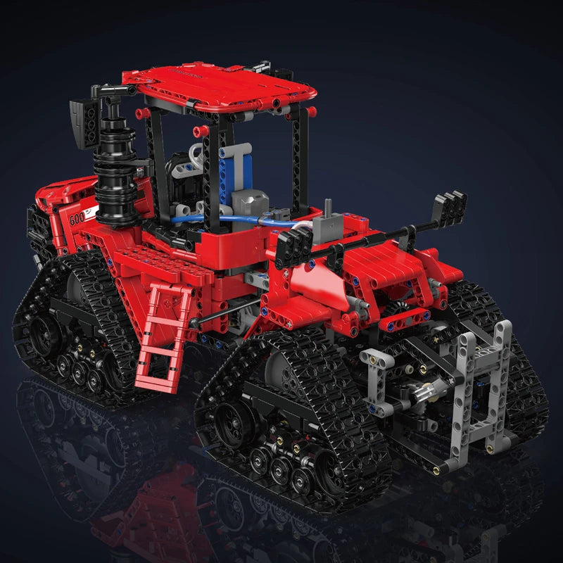 Mould King 18020 Technical Car Toys The APP RC MOC-35270 Pneumatic Crawler Tractor Building Block Brick Kids Christmas Gift