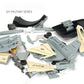 1/72 Military Series F-16 A/B Fighting Falcon Building Blocks Fighter Kit Glue Free DIY Assembled Bricks Jet Toys For Xmas Gifts