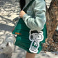 Snoopy 2026 New Canvas Tote Shoulder Bag Printed Large Capacity Casual Lazy Style Small Fresh Girls Travel Daily New Year Gift