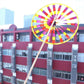Traditional Children Gifts  For  Garden Decoration Windmill Toys Wind Spinner Single Layer Windmill Rotating Toys