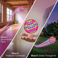 Magic Flying Ball Boomerang LED Lights Hover Drone Flying Orb Spinner 360°Rotating Fidget Luminous Toy for Teens Adults Gift Fun