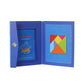 Funy 3D Magnetic Jigsaw Puzzle Tangram Board Geometric Shapes Montessori Educational Toy for Children Kindergarten