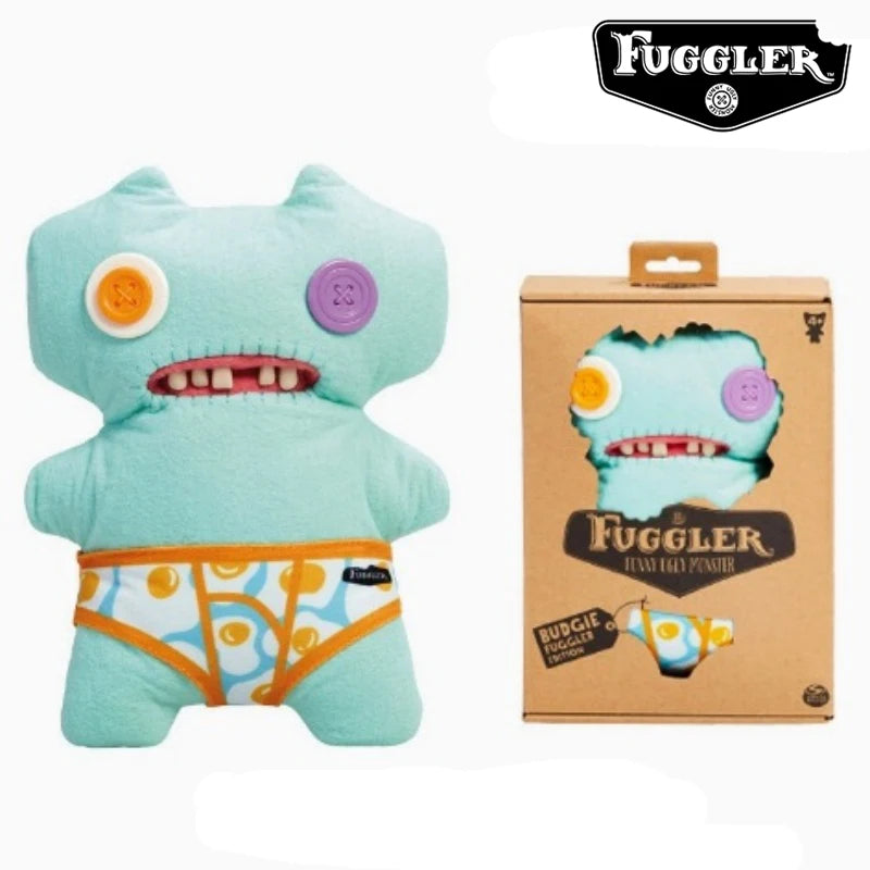 Original Fuggler Ugly Monster Plushies Toys Fuggs Teeths Stuffed Animal Funny Shark Laboratory Misfits Vacay Series Dolls 22CM