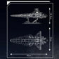 Mould King 21074 Star Plan Building Block The MOC Republic Attack Cruiser Model Assembly Star Fighter Toys Kids Christmas Gift